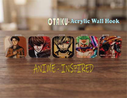 OTAKU Acrylic Wall Hook - Pack of 5