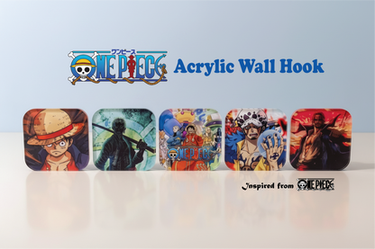 ONEPIECE Acrylic Wall Hook - Pack of 5