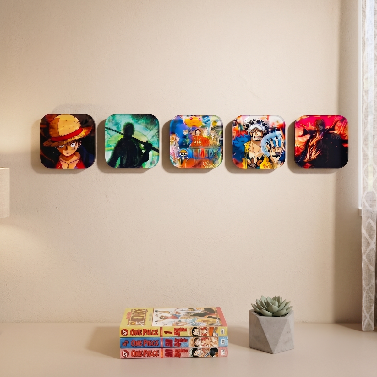 ONEPIECE Acrylic Wall Hook - Pack of 5