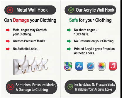 iOS Acrylic Wall Hook